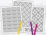 Relaxing Geometric Coloring Book – 32 Pages for Mindfulness & Focus