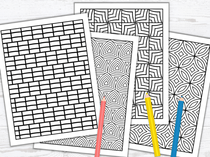 Commercial-Use Geometric PNG Files – Resizable for Journals & Crafts