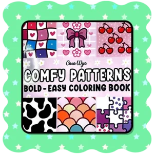 Comfy-Patterns, Bold-Easy, Coloring-Book,