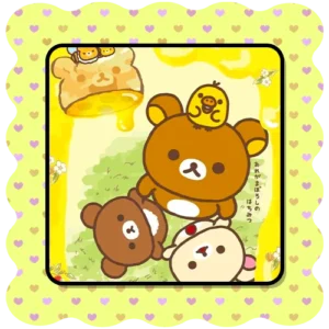 Rilakkuma Bear, Bobbie Goods, Coloring Book,