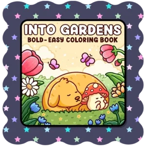 56 Bold & Easy Garden Coloring Pages for Relaxation – Bobbie Goods.