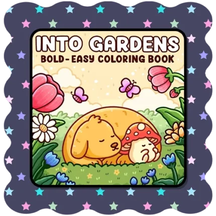 56 Bold & Easy Garden Coloring Pages for Relaxation – Bobbie Goods.