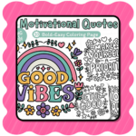 Motivational Quotes Coloring Pages – Bold & Easy Inspirational Designs for Relaxation | Bobbie Goods