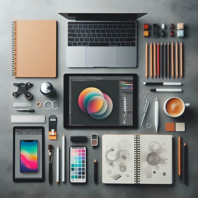 digital tools, coloring book design, DIY art tools, creative workspace
