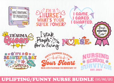 Vintage nurse appreciation SVG, editable EPS file, 300 DPI PNG for T-shirts