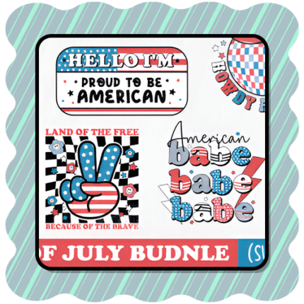 4th of July retro SVG bundle, 40 patriotic designs for sublimation, vintage fireworks and flags